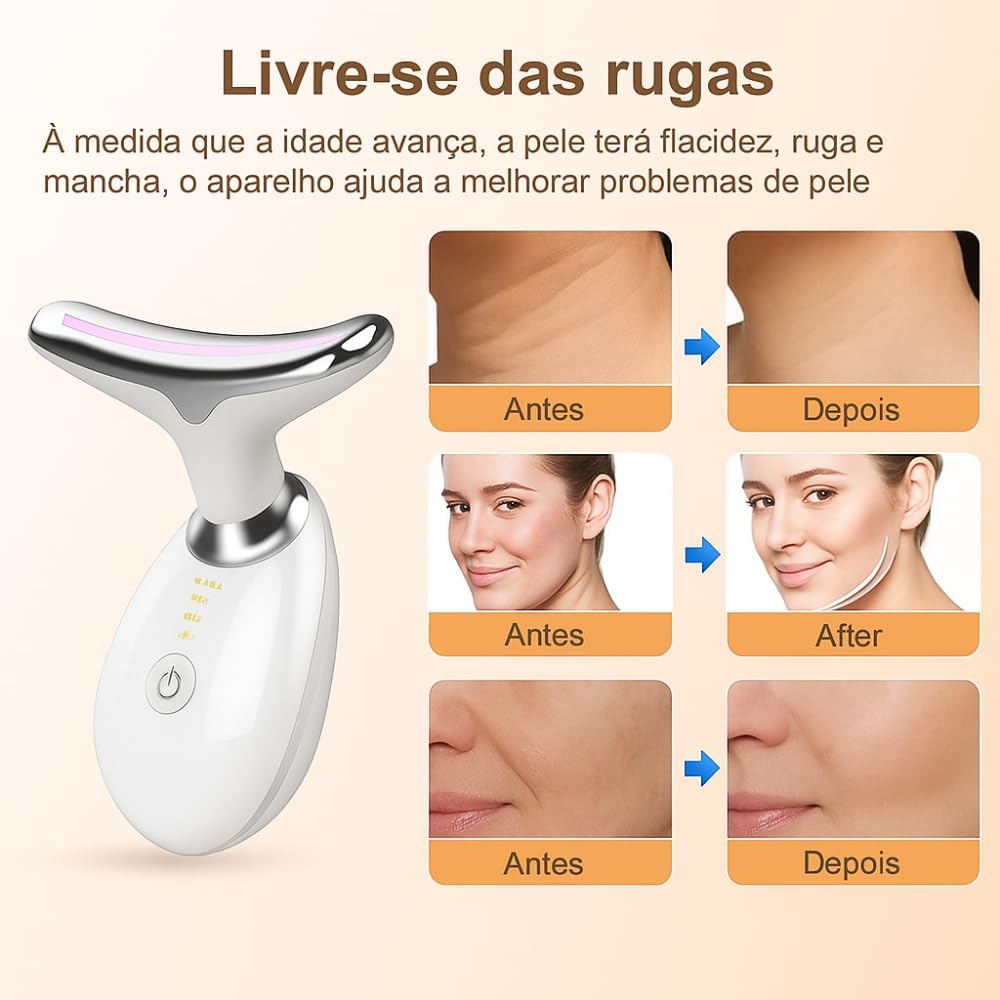 MASAJEADOR FACIAL Y CUELLO  XH-010